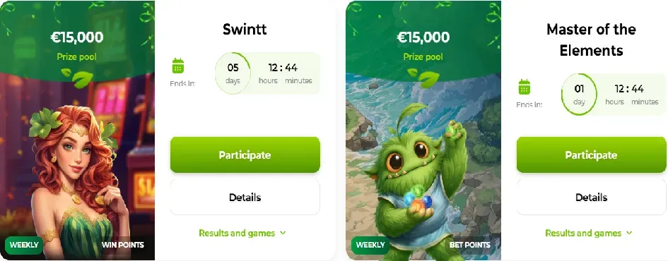 Bonus settimanali