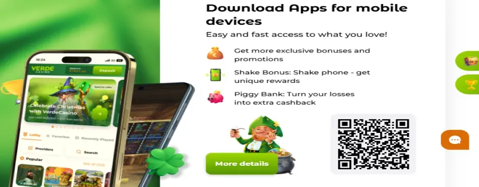 Versione mobile di Verde Casino